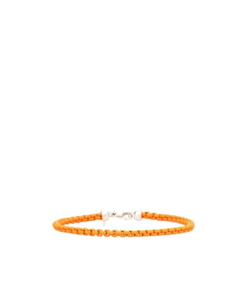 Giada 18kt white gold and silver anklet