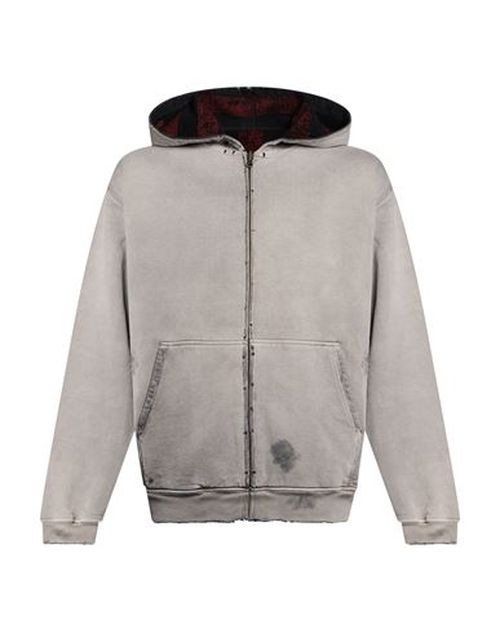 Man Sweatshirt Light grey Size M Cotton