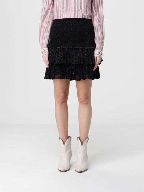 Skirt Woman color Black