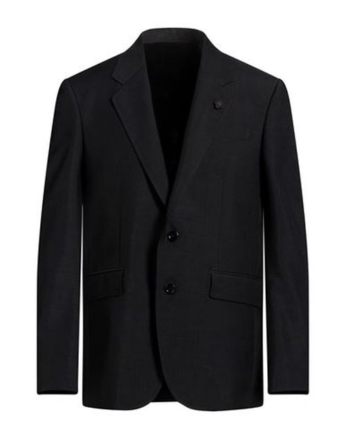 Man Blazer Black Size 36 Wool, Mohair wool