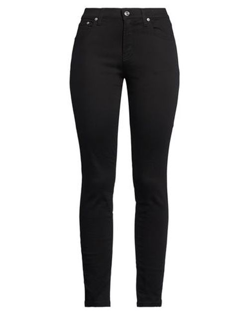 Woman Jeans Black Size 27 Cotton, Elastomultiester, Elastane
