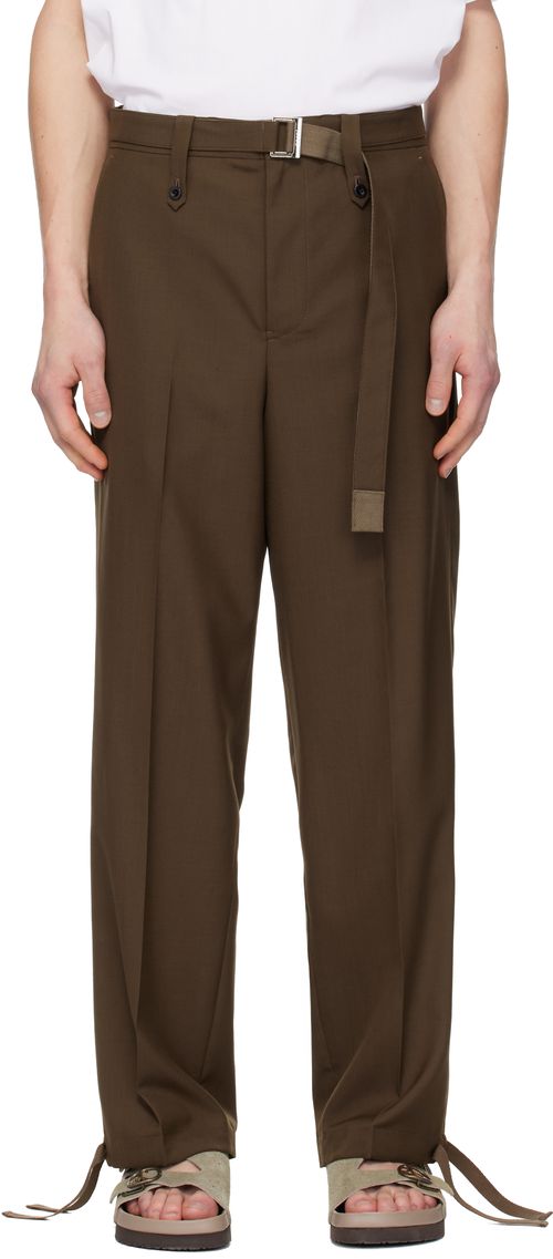 Brown Suiting Trousers