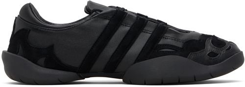 Black Regu Leather Sneakers