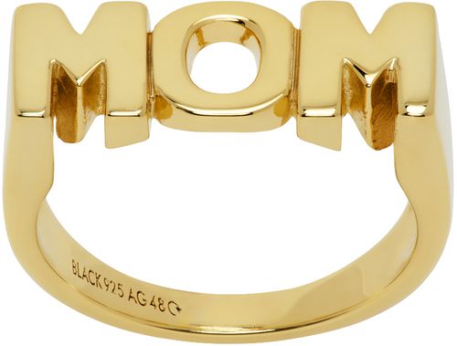Maria Black Gold 'Mom' Ring