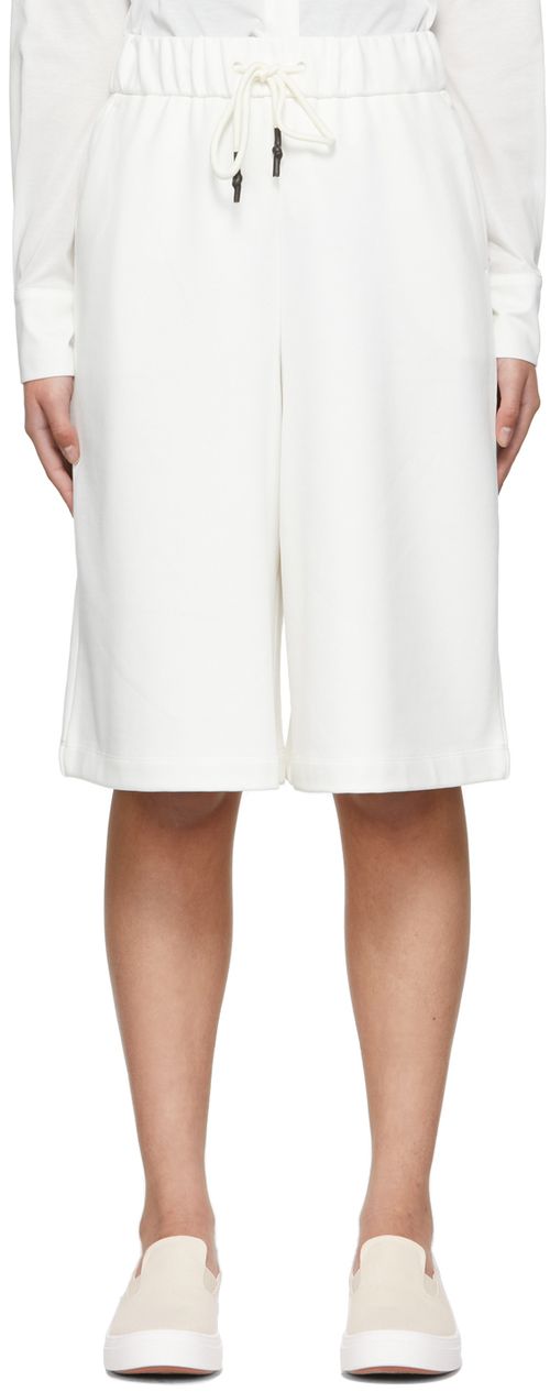 White Primo Jersey Shorts