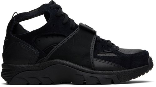 Black Air Trainer Huarache Sneakers