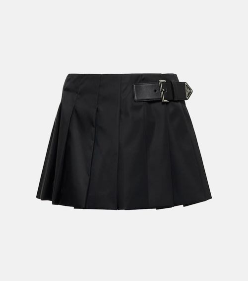 Pleated miniskirt