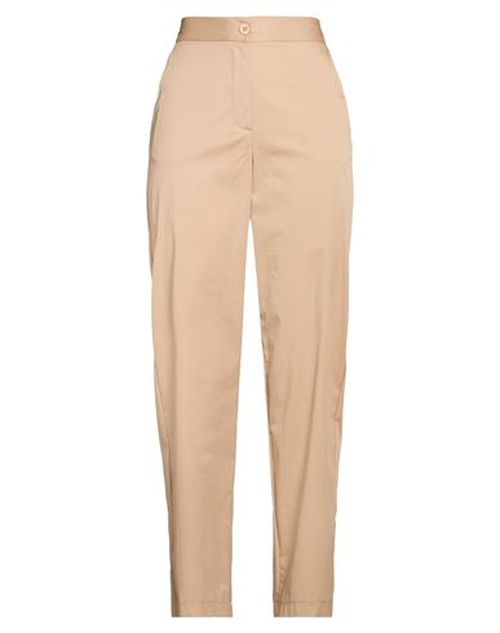 Woman Pants Sand Size 10 Cotton, Polyamide, Elastane