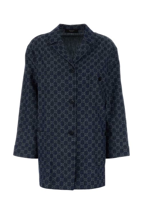 Shirt Blazer — Blue