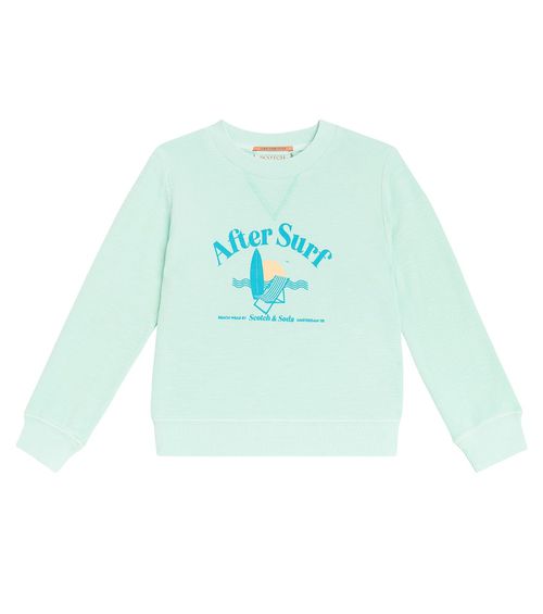 Scotch & Soda Kids Printed jersey sweatshirt