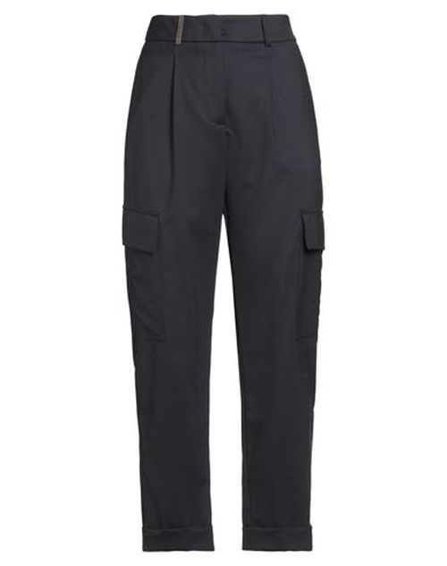 Woman Pants Midnight blue Size 2 Wool, Polyester, Elastane