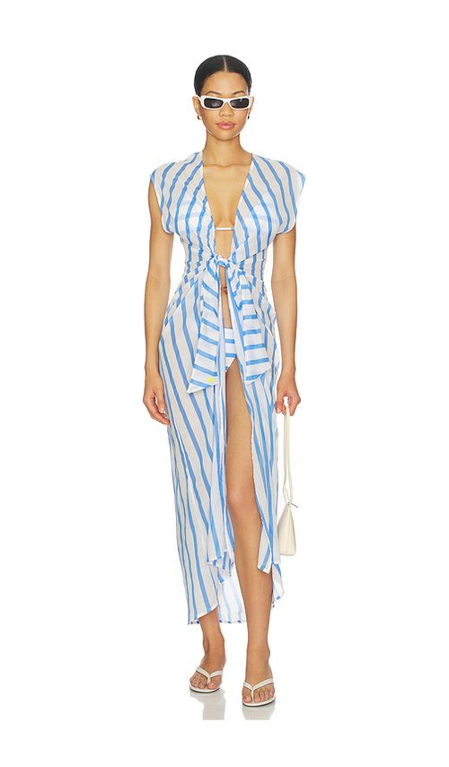 Vix Swimwear Sasha Long Cover Up in Multi. S. Also in XS, M