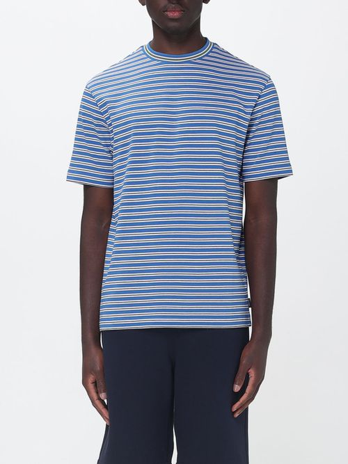 Polo Shirt Men color Gnawed Blue