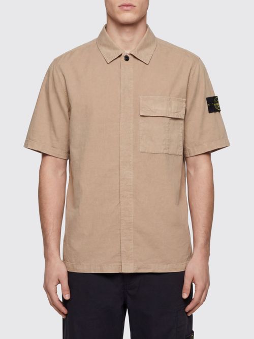 Shirt Men color Beige