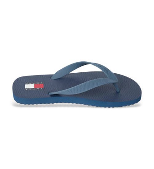 Tommy Jeans for man. EM0EM01560 Flip flops Beach blue (42), Flat, None, Beachwear