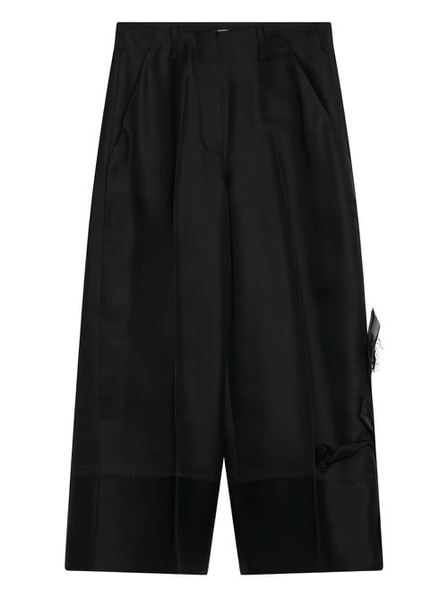 Wide-leg trousers - Black