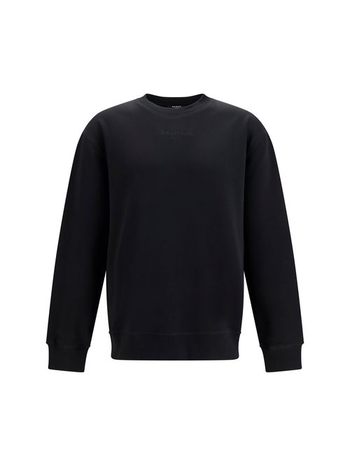 Embroidered Logo Sweatshirt — Black