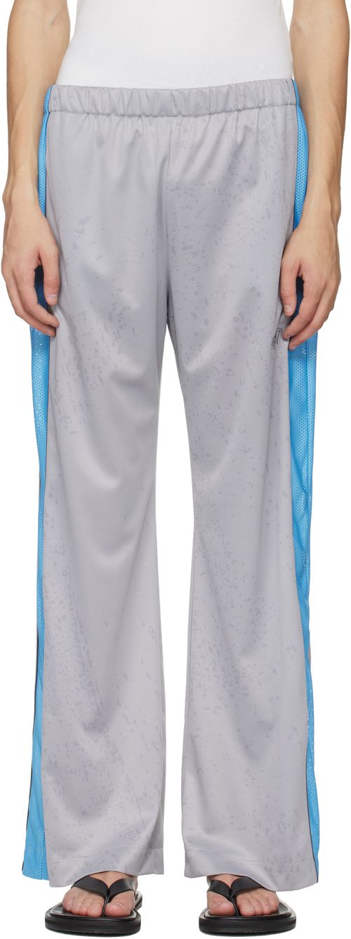 Gray Football Track Pants