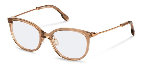 Rodenstock R8036 D Women’s Eyeglasses Brown Size 53 - Blue Light Block Available