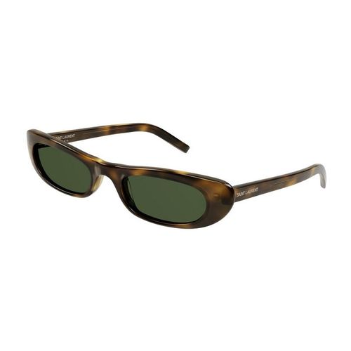 Women's Saint Laurent Sl 557 Shade 002 Sunglasses in Havana | Size 53 | SL Color 557 Color SHADE