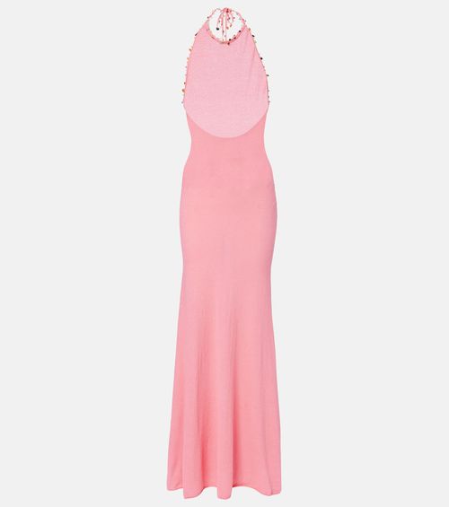 Beach Quartz embellished maxi dress