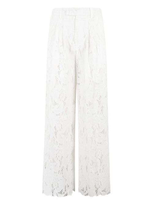 Lace trousers - Neutrals