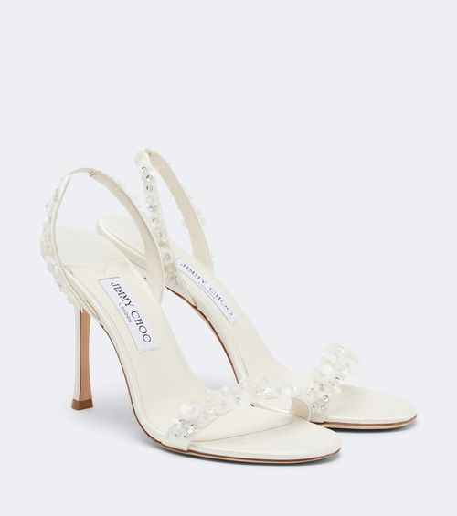 Jenn embellished slingback sandals