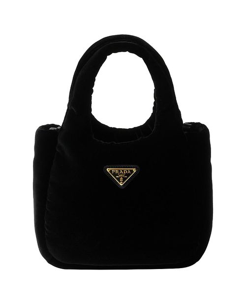Padded Velvet Mini Handbag