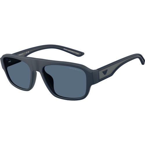 Emporio Armani Man Emporio Armani EA4266U 618580 Sunglasses Injected Blue Blue Geometric Norma