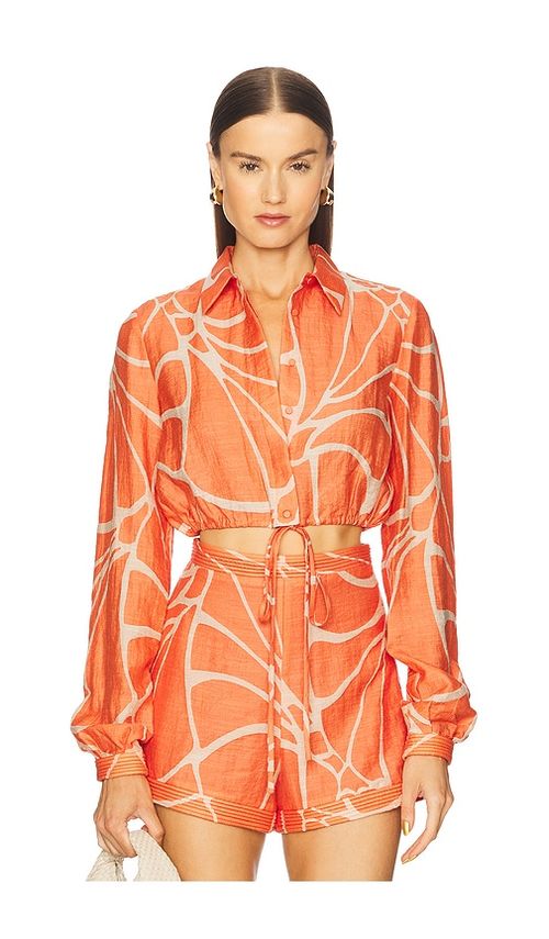 Alexis Yael Top in Coral. - S also in