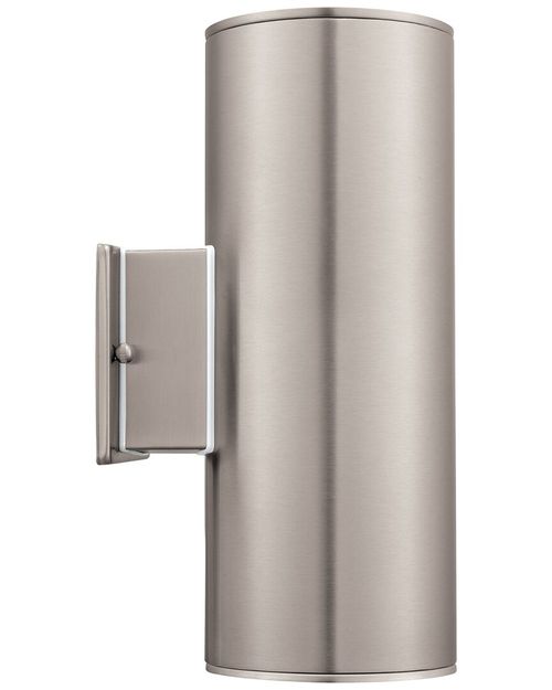 Ascoli 2 Ltoutdoor Wall Light With Stainless Steel Finish & Clear Glass