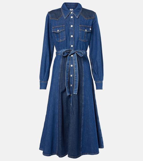 Marseille denim shirt dress