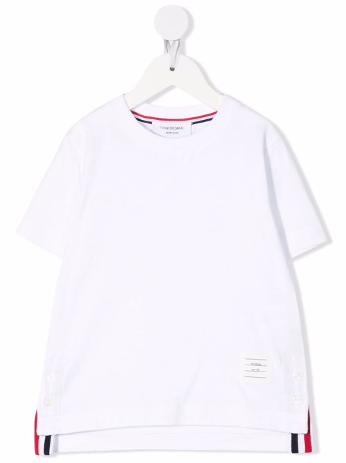 Cotton jersey crewneck T-shirt - White