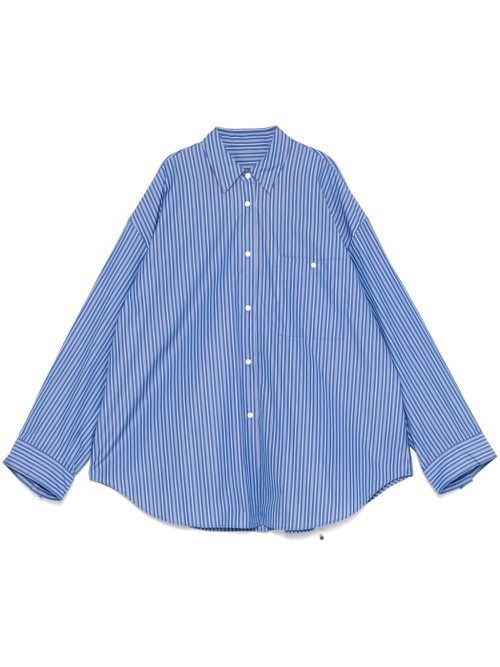 Striped long-sleeved shirt - Blue