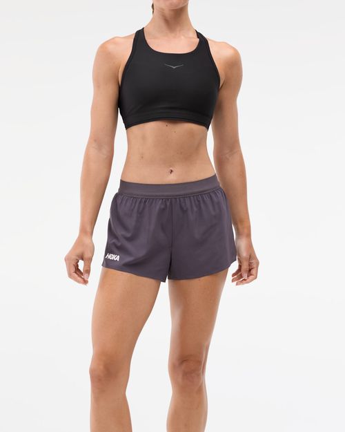 HOKA Women's Race Day Split Short in Squid Ink