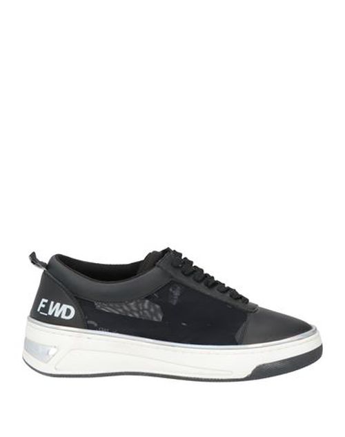 F_wd Woman Sneakers Black Size 5 Textile fibers