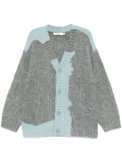 Two-tone cardigan - Grey