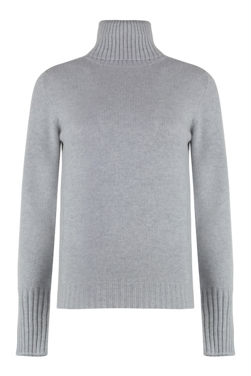 The (alphabet) Ribbed Cashmere Turtleneck Pullover