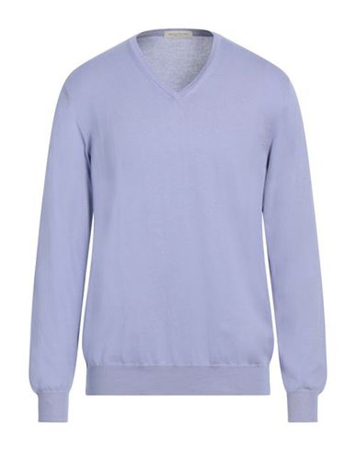 Rossopuro Man Sweater Lilac Size 6 Cotton