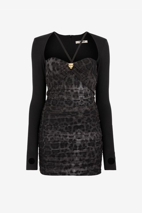 Leopard-print Dress