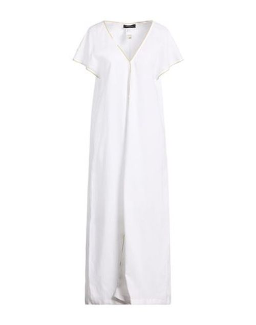 Woman Maxi dress White Size 6 Linen