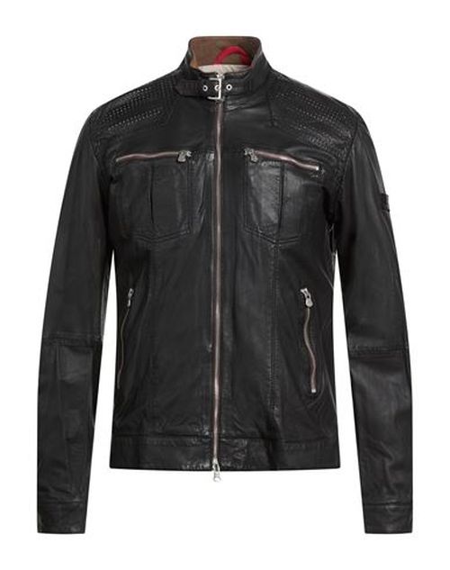 Man Jacket Black Size L Leather