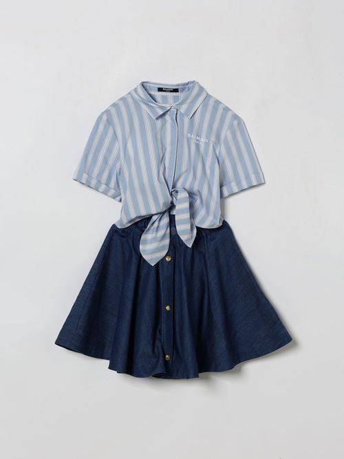 Dress Kids color Blue