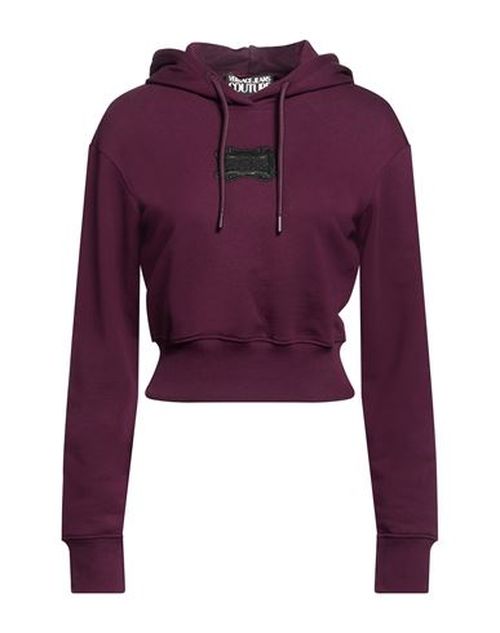 Woman Sweatshirt Purple Size XS Cotton