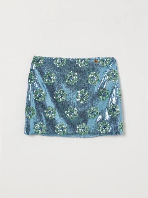 Skirt Kids color Blue