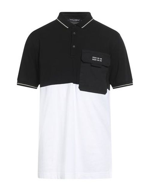 Man Polo shirt Black Size 34 Cotton