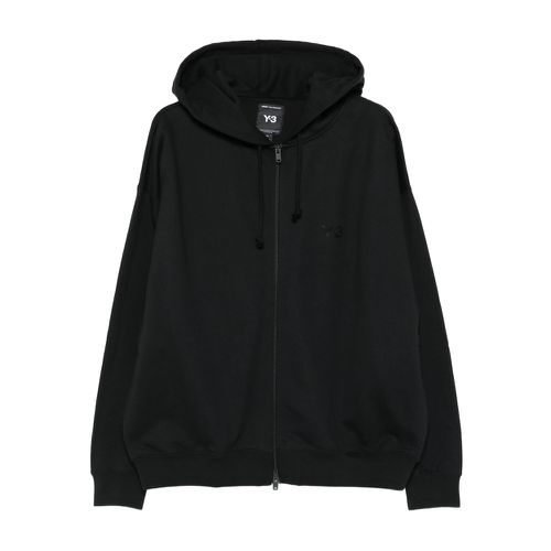 Zip-up Logo-detail Hoodie