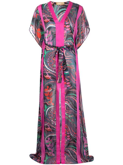 エミリオプッチ カフタン　ドレス Emilio Pucci | PUCCI プリント カフタンドレス - ピンク | Realry