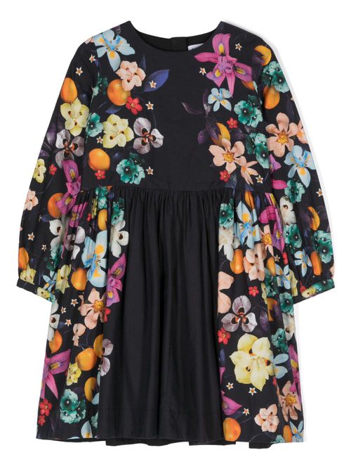 Como floral-print dress - Blue