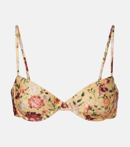 Magdalena floral bikini top